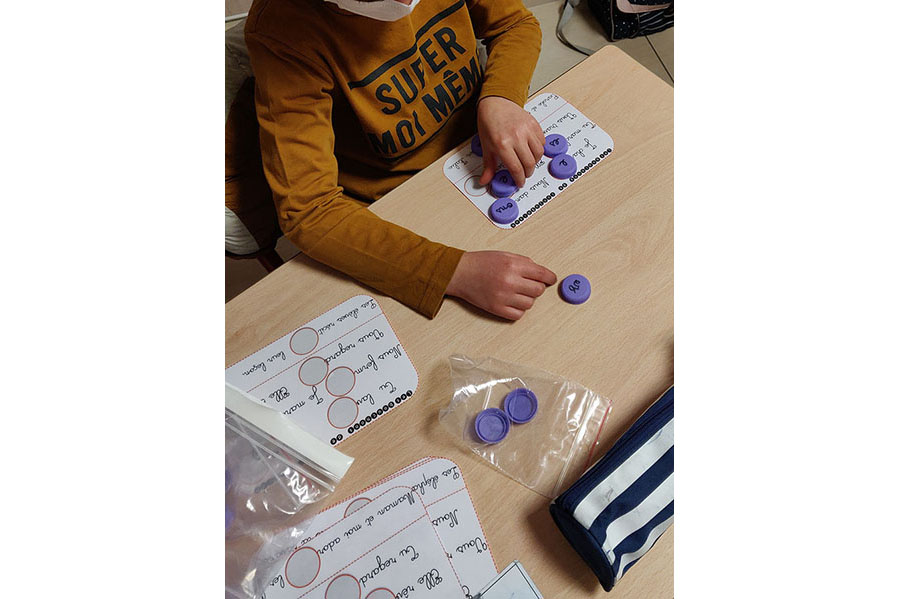 Atelier de manipulation conjugaison