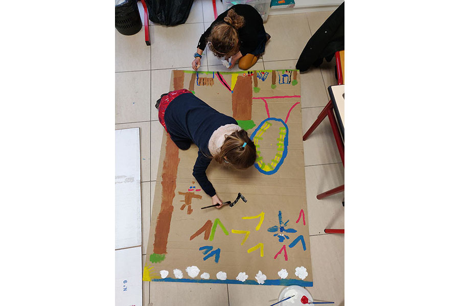 Réalisation de décors pour le projet théâtre