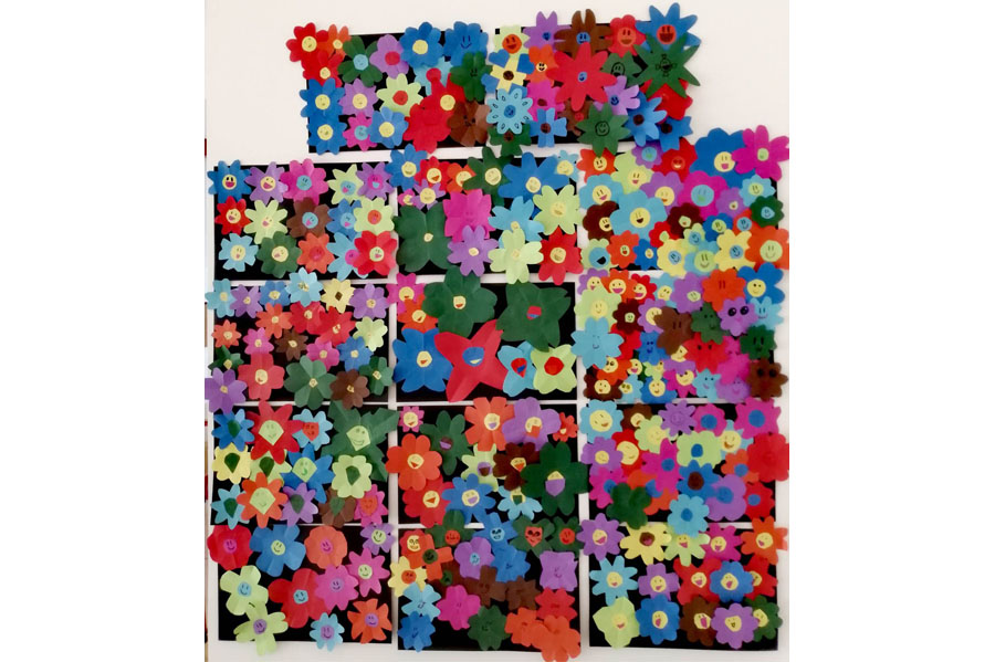 Création printanière à la manière de Takashi Murakami