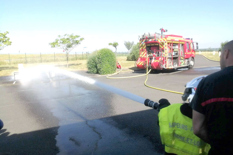 La visite de la caserne